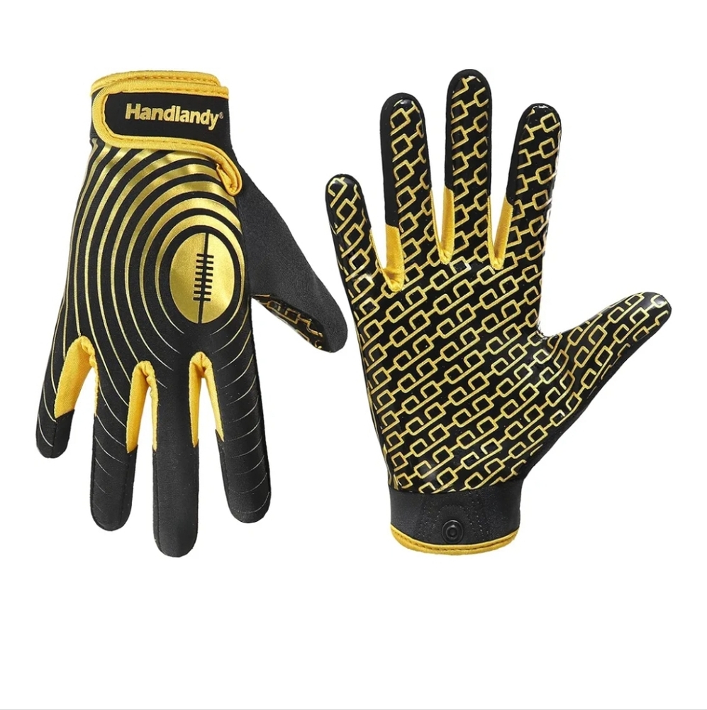 Black and Yellow Kids Gloves